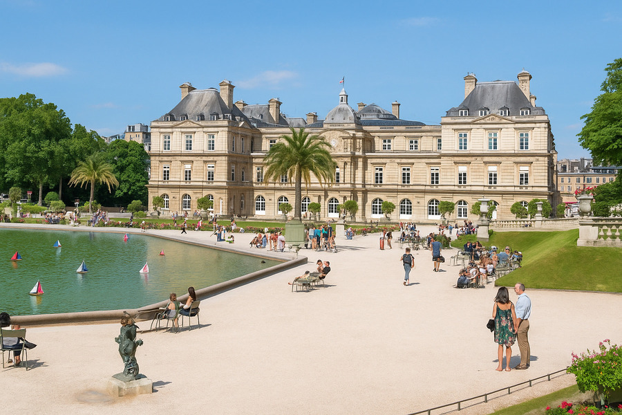 Se marier à Paris : Meilleures adresses et transport des invités 3 Jardins du luxembourg