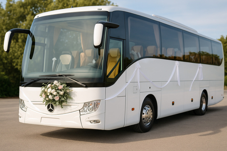 Minivans, minibuses, or coaches: which vehicle should you choose depending on the number of guests? 1 "Grand Tourism" Coach"