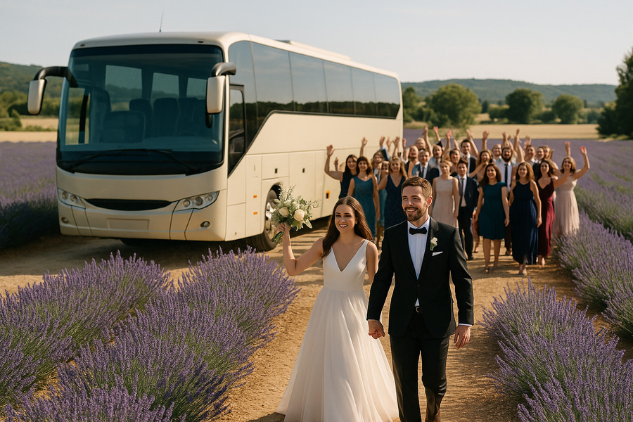 La tendance du "Wedding Road-Trip" : quand le transport devient partie intégrante de la fête 2 Wedding road-trip, Provence