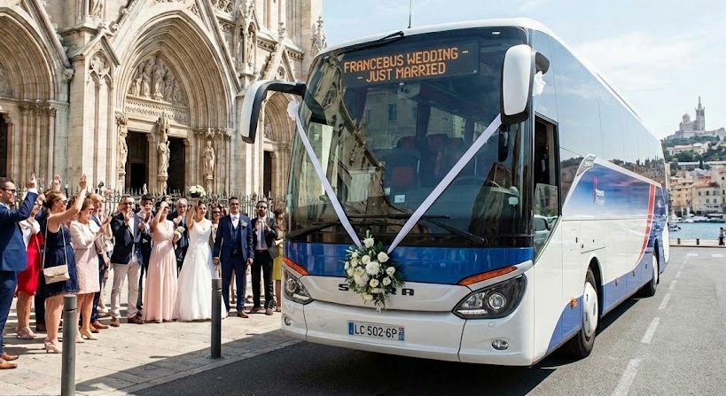 Autocar Francebus Wedding à Marseille