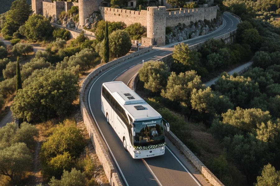 Autocar mariage Saint Paul de Vence 1