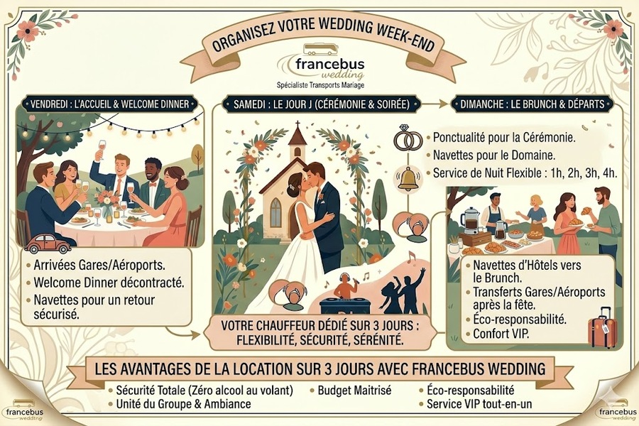 Organiser un "Wedding week-end" complet : du "Welcome dinner" au "Brunch du dimanche" 1 Affiche wedding week end 900X600 1