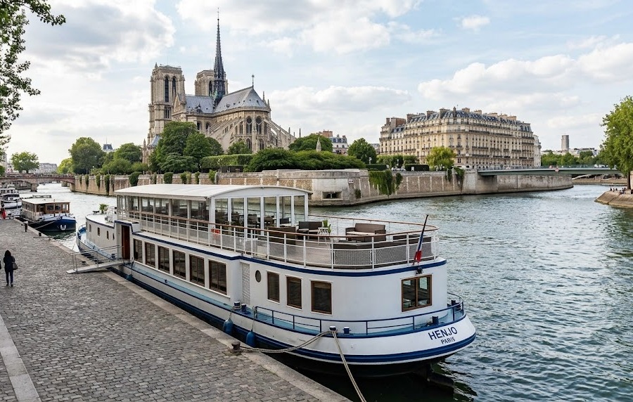 Le Paris secret des mariés : Top 15 des lieux de réception inédits 7 Péniches Henjo, Paris