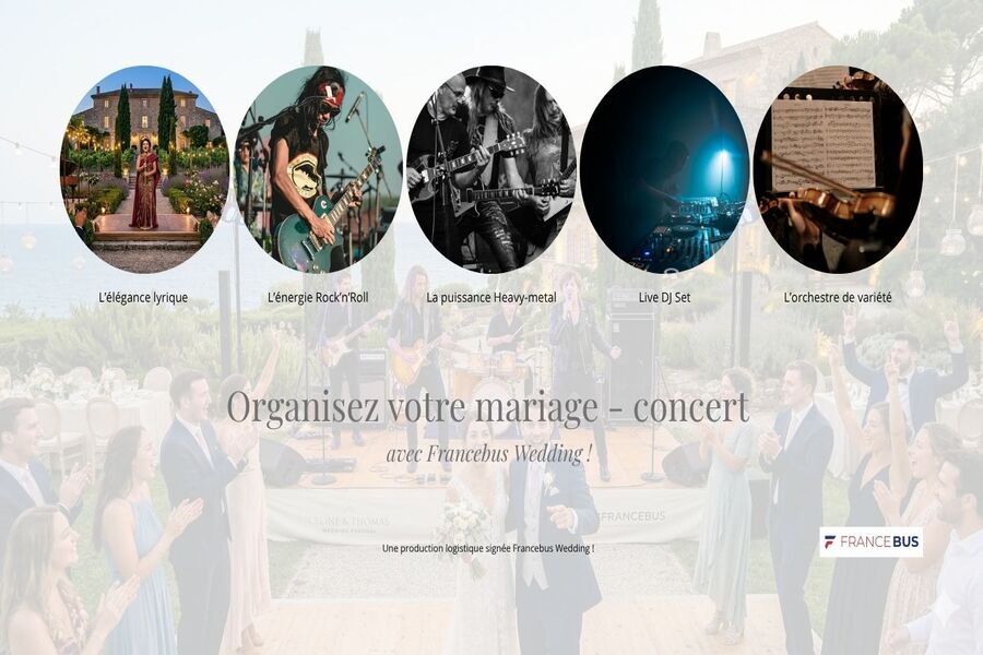 Organisez votre mariage - concert